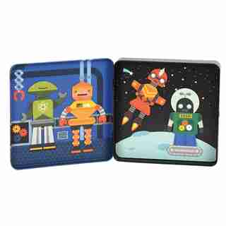On the go Magnetic Tin Robots