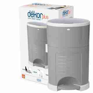 Dékor® Diaper Disposal Bin Plus Grey