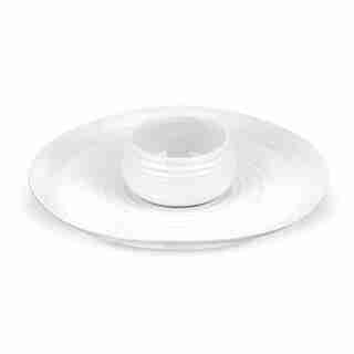 Bol à trempette avec plateau Sophie Conran – Blanc