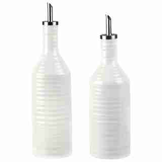 Sophie Conran White Oil & Vinegar Drizzler Set