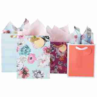 GIFT BAG BUNDLE SOLIDS AND FLORAL
