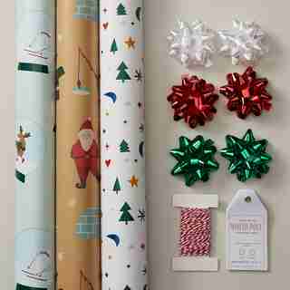 GIFT WRAP BUNDLE WHIMSICAL 6-PIECE SET