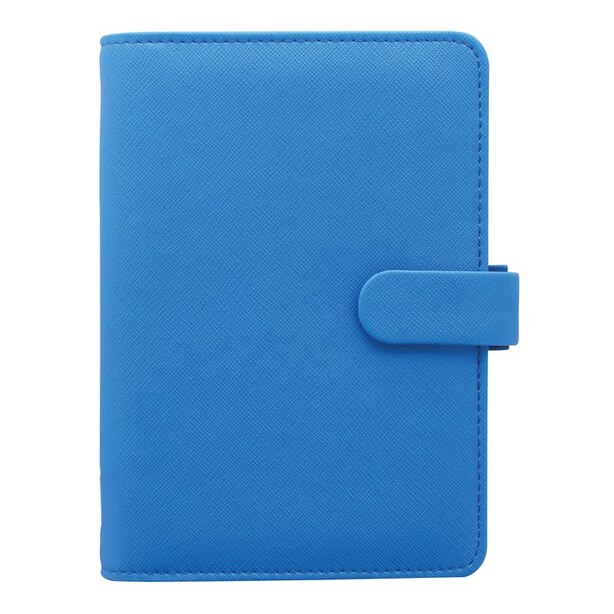 filofax 2020 12 month saffiano planner fluoro blue by 12 month planners 2020
