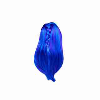PERRUQUE LONGUE - BLEUE