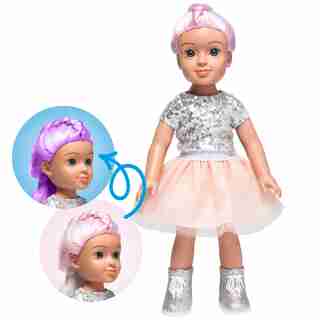 POUPÉE AVA LA BALLERINE AUX CHEVEUX CHANGEANT DE COULEUR (35 CM)