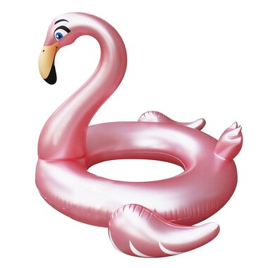 Giant Pearlized Pink Flamingo Pool Float