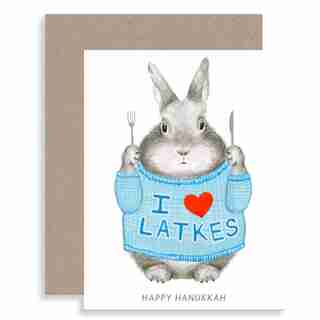 Holiday Card I Heart Latkes