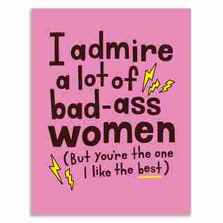 Paper E. Clips Mother's Day Card Bad Ass Women