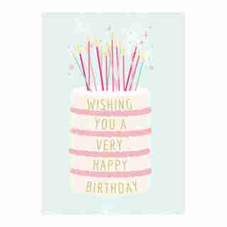 Birthday Card Cake