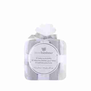 12 BABY WASHCLOTHS GREY