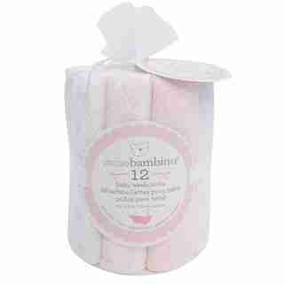 Baby Washcloths - Pink (Set of 12)