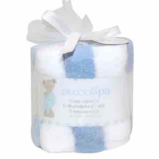 Baby Washcloths - Blue (Set of 10)