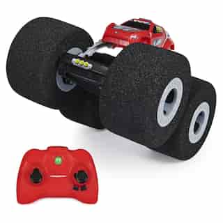 Air Hogs Super Soft, Stunt Shot Indoor Remote Control Stunt Vehicle with Soft Wheels, for Kids Aged 5 and up
