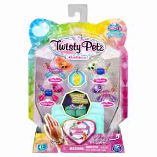 Twisty Petz Series 4 Babies 4-Pack Puppies and Koalas Collectible Bracelet Set and Sleeping Bag
