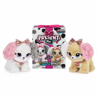 Present Pets Fancy Puppy Interactive Plush Pet Toy with Over 100 Sounds and Actions (Style May Vary)