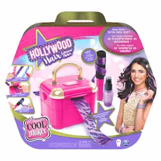 Cool Maker Hollywood Hair Extension Maker with 12 Customizable Extensions and Accessories, for Kids Aged 8 and Up