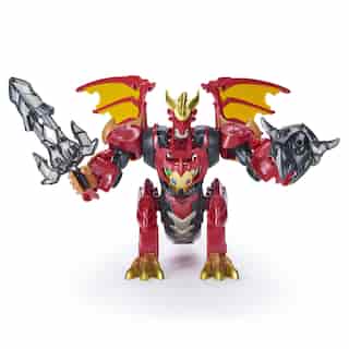 Bakugan Dragonoid Infinity Transforming Figure with Exclusive Fused Bakugan Ultra and 10 Baku-Gear Accessories