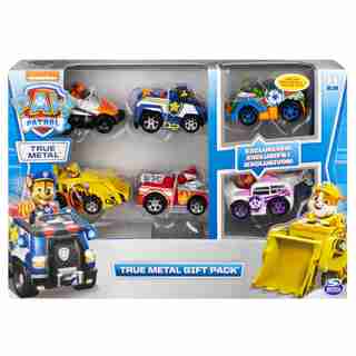 PAW Patrol True Metal Classic Gift Pack of 6 Collectible Die-Cast Vehicles 1:55 Scale