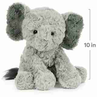 GUND Cozys Collection Elephant Stuffed Animal Plush, Gray, 10"
