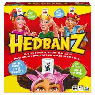 Hedbanz Picture Guessing Board Game, for Families and Kids Ages 8 and up