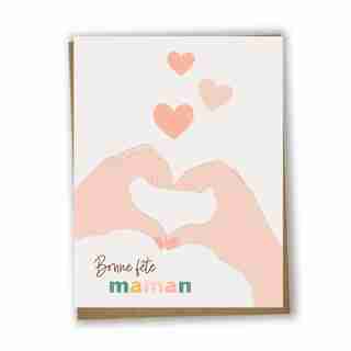 Carte unitaire Bonne fête Maman