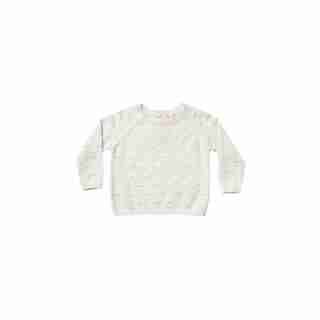 Quincy Mae Baby Baily Knit Sweater - Ivory Size 3 - 6 Months
