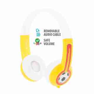 BBuddyPhones Explore Headphones with Mic - Yellow