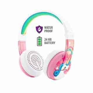 BuddyPhones Wave Wireless Headphones - Unicorn Pink