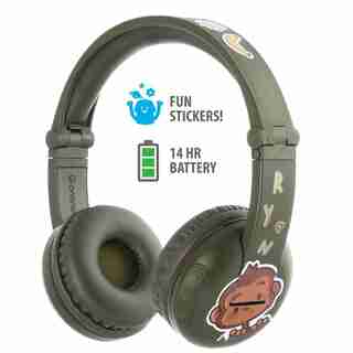 BuddyPhones Play Wireless Headphones - Amazon Green