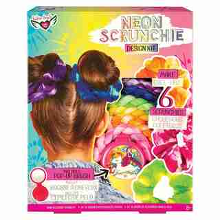 Fashion Angels Neon Tie Dye Scrunchies Kit