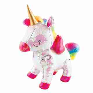 Fashion Angels® Magic Sequin Plush Animal 3D Unicorn