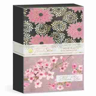 Cherry Blossoms Note Card Duo Set