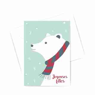 Boxed Cards - Polar bear (in French)