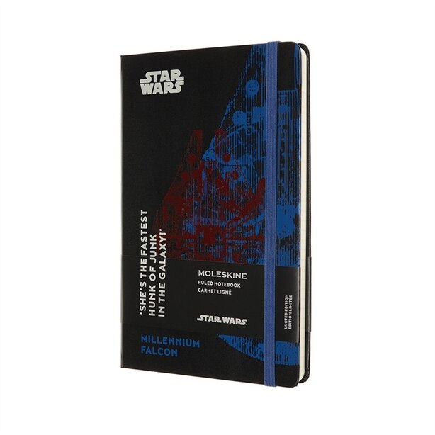 Moleskine Limited Edition Star Wars Large Ruled Journal Millenium Falcon