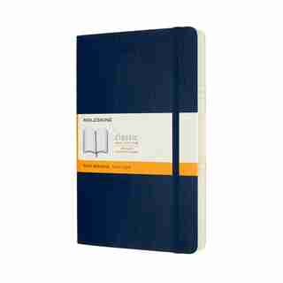 Moleskine Classic Notebook, Expanded, Soft Cover, Large, Ruled, Sapphire Blue