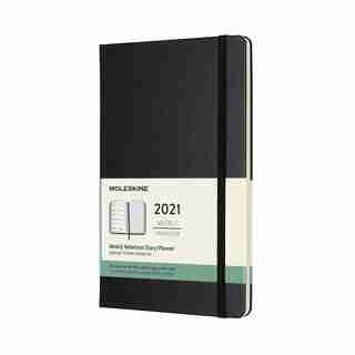 Moleskine January - December 2021 Weekly Large Black Planner