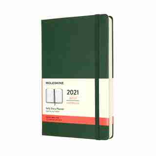 Moleskine January - December 2021 Daily Large Myrtle Green Planner