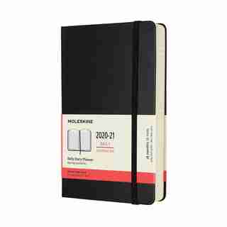 Moleskine July 2020 - December 2021 Hard Cover Daily Large Black Planner