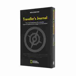 Moleskine Passion Notebook, National Geographic Journal de Traveller, Couverture Rigide, Format Large, Noir