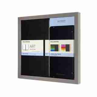 Moleskine Sketchbook Large Black Sketchbook with Watercolor Pencils