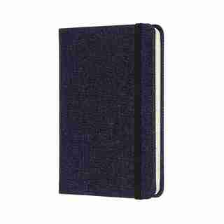 MOLESKINE LIMITED EDITION DENIM NOTEBOOK RULED POCKET PRUSSIAN BLUE