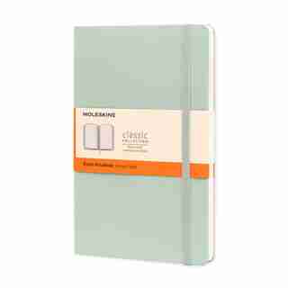 Moleskine Classic Large Hard Cover Notebook Ruled Mint Green
