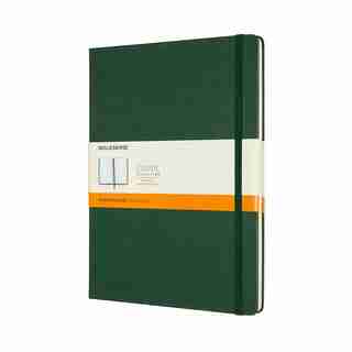 Moleskine Classic Hardcover XL Dotted Journal Green