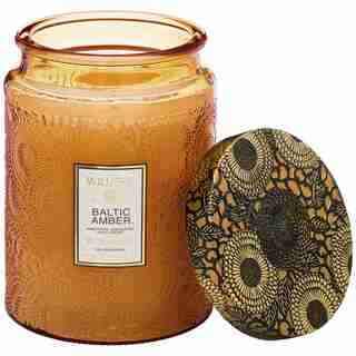 Voluspa® Large Glass Jar Candle - Baltic Amber