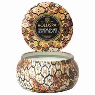 Voluspa® 2-Wick Tin Candle - Pomegranate Blood Orange