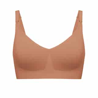 The Body Silk Seamless Nursing Bra CINNAMON sz S