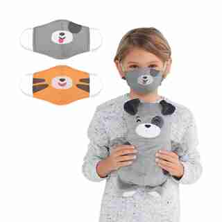 CUBCOATS 2 PACK NON-MEDICAL FACE MASKS FOR KIDS - PIMM AND TOMO