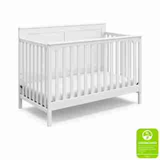 STORKCRAFT ALPINE 4-IN-1 CONVERTIBLE CRIB WHITE
