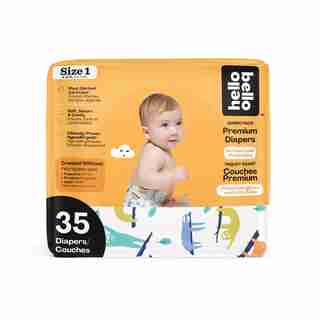 hello bello Jumbo Diaper - Sleepy Sloth - Size 1