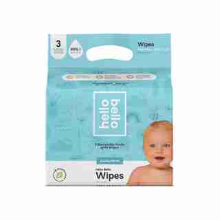 hello bello Wipes 3 Pack - 180 wipes